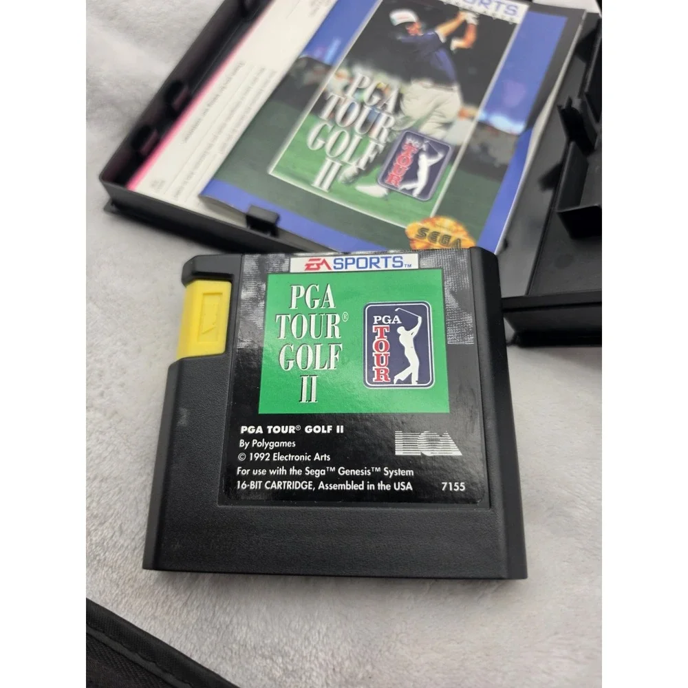 PGA Tour Golf II 2 Sega Genesis Game CIB